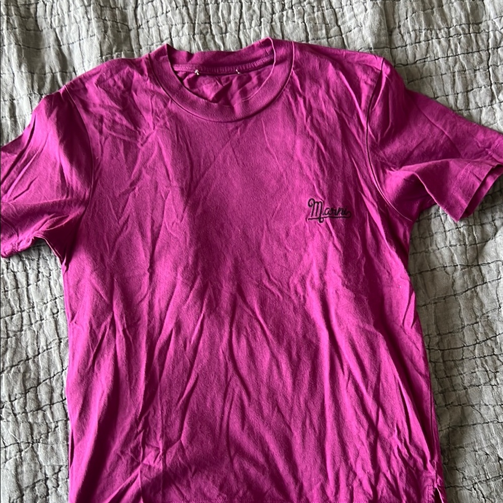 Marni Pink Short Sleeve Tee